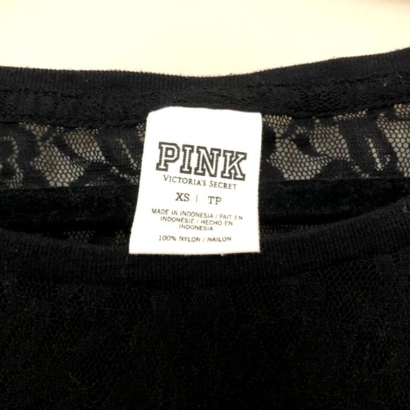 PINK Victoria’s Secret Lace Long Sleeve Shirt - Picture 3 of 3